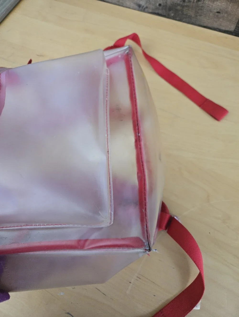 Nike Heritage Crystal Backpack Unisex (25L) Clear University Red HV8920-905
